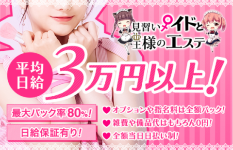見習いメイドと王様のエステ 求人画像