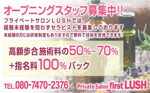 Private Salon first LUSH 求人画像